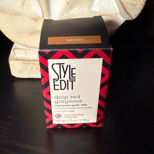 Style Edit Drop Red Gorgeous‎ Root Touch Up Powder Light Red 0.13oz Hair Care